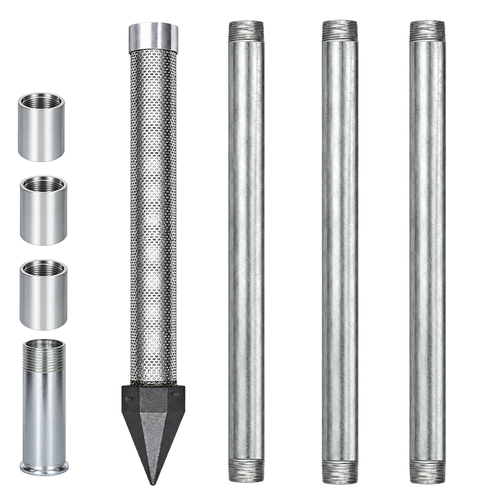 Kit Punta Filtrante, 1-1/4 NPT, Tubi 99 cm, Inox, Filtro 60 Mesh 4MKit