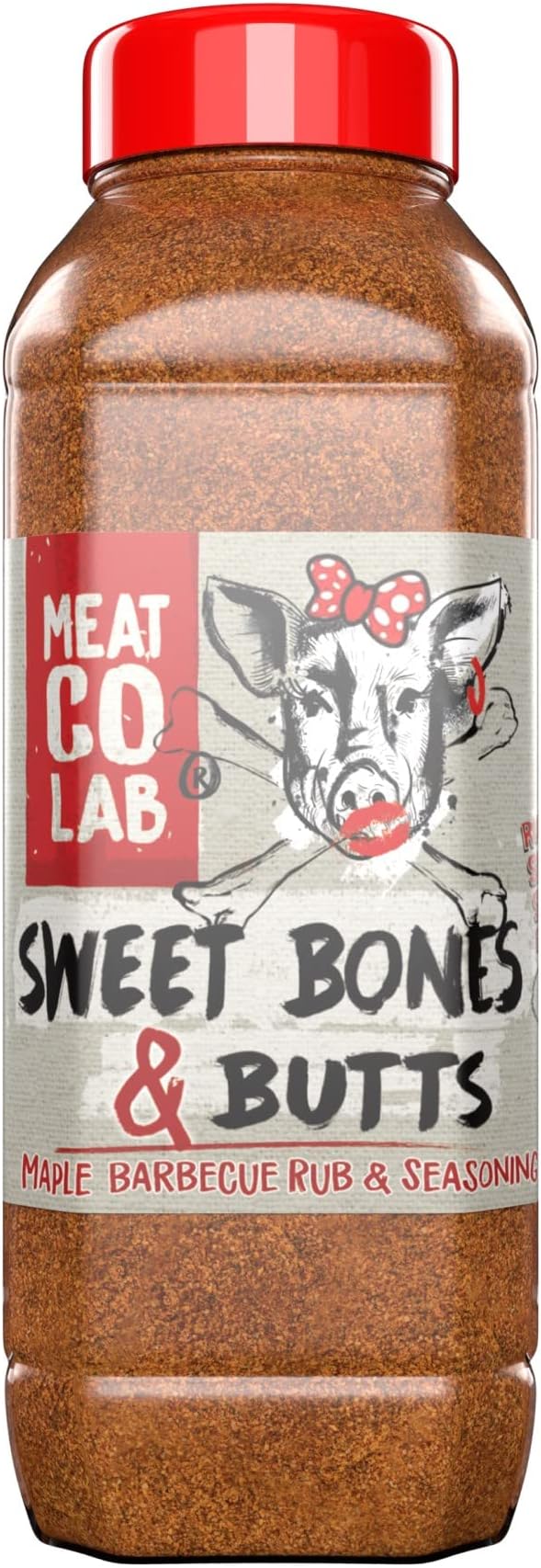 Angus & Oink | Sweet Bones & Butts | Maple BBQ Rub and Seasoning | Gluten-Free, No Preservatives | Ideal for Smoking, Grilling & Oven | 1200g