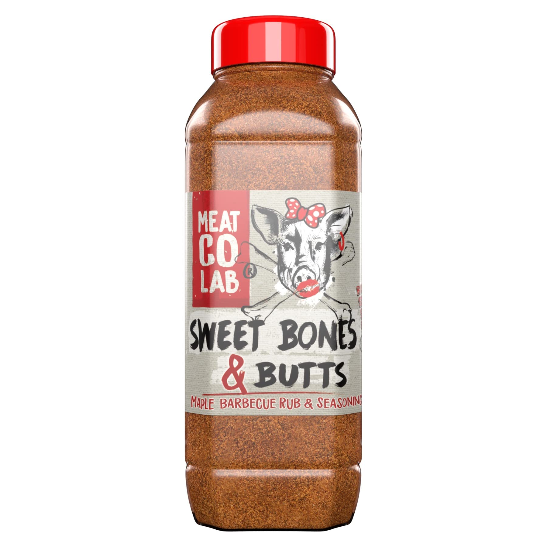 Sweet Bones & Butts | Maple BBQ Rub and Seasoning | Gluten-Free, No Preservatives | Ideal for Smoking, Grilling & Oven | 1200g