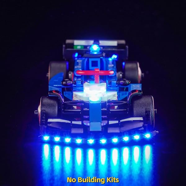 Juego de luces LED compatible con Lego Visa Cash App RB VCARB 01 F1 Race Car 77246 (no modelo), juego de iluminación decorativa compatible con Lego Visa Cash App RB VCARB 01 F1 Race Car juguete - 3