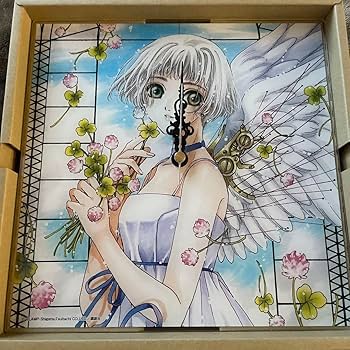 Amazon.co.jp: CLAMP CLOVER オンライン くじ アクリル 掛け時計