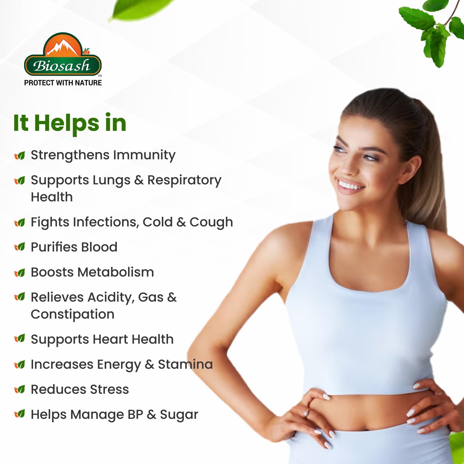 Biosash Panch Tulsi Drops 20ml Herbal Tulasi Ark for Adults — Amazon image 4