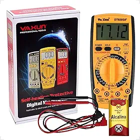 Multímetro Profissional Tester Multitester Digital Eletrônico Com Desligamento Automático, Medidor Universal Capacímetro YX9205A+