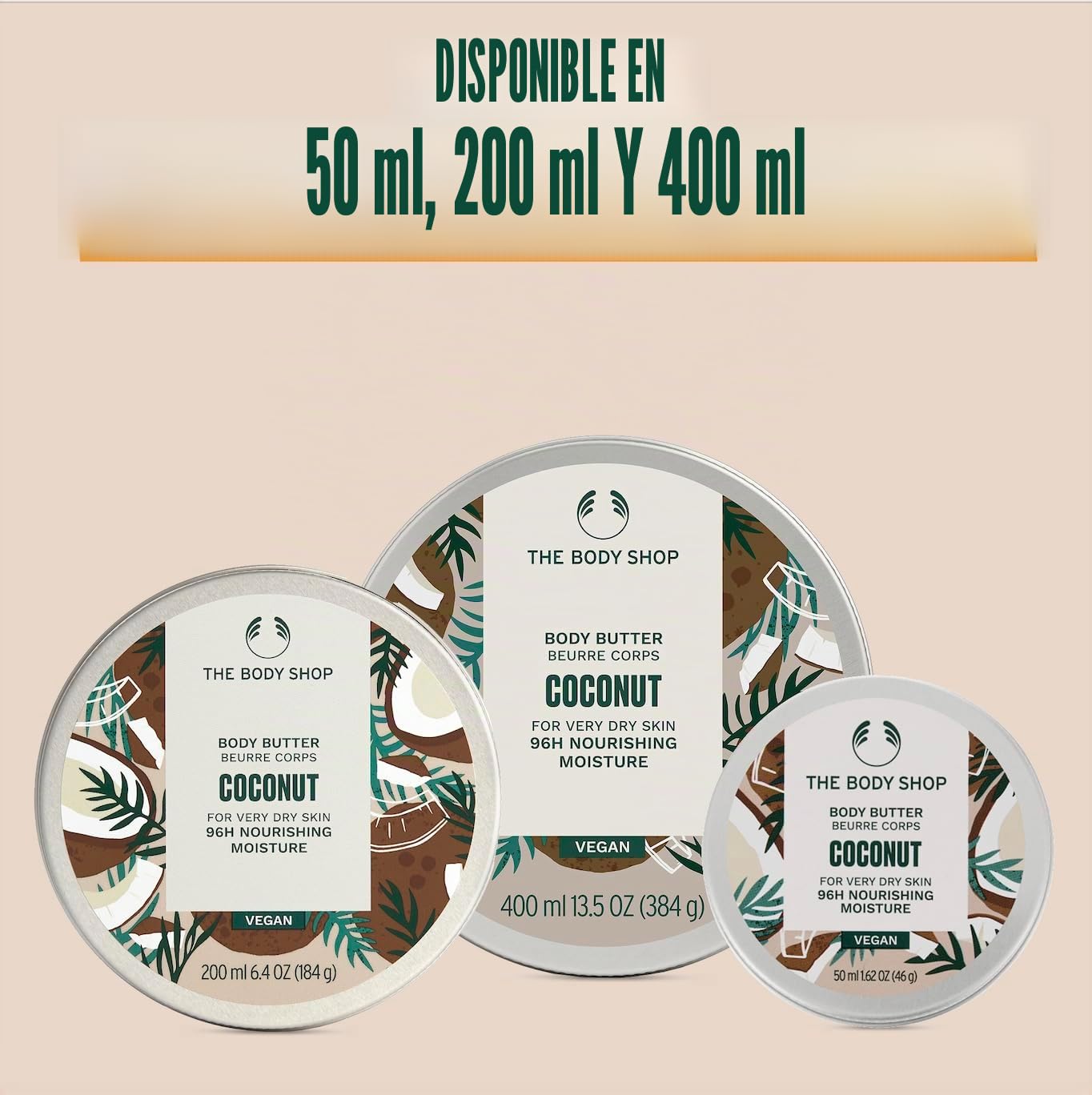 The body shop - Crema hidratante de cuerpo aroma coco (200 ml) | Nutre intensamente la piel muy seca con una sensación no grasa y no pegajosa. Deja la piel más suave, tersa y brillante