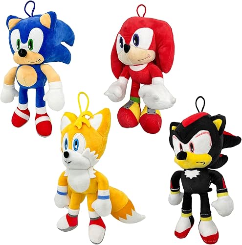 Miniatura 2 de Muñeca de peluche sónico de 12 pulgadas, The Hedgehog 2 The Movie Plush,Knuckles Sonic Plush Toy Toy de peluche de sombras, regalo para niños