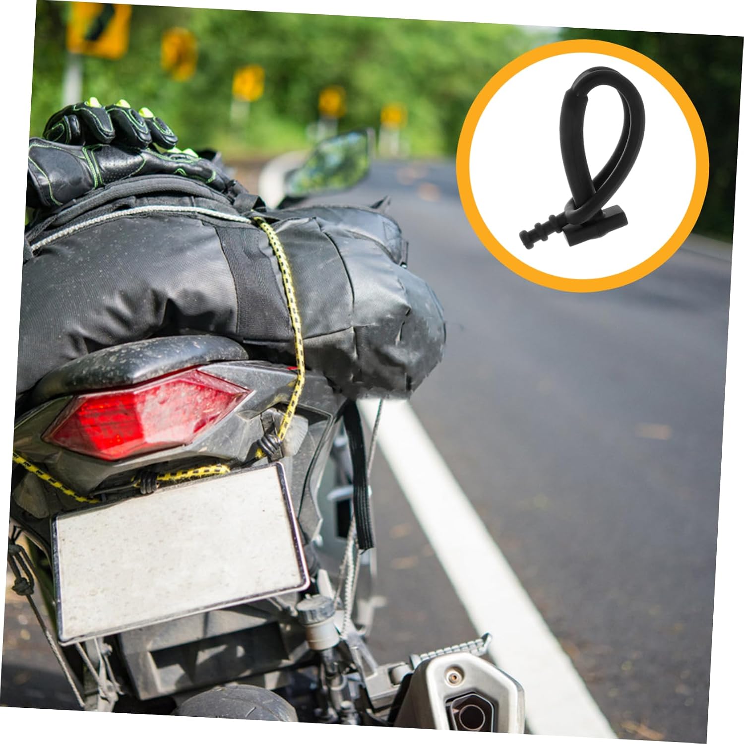 GLEAVI Motorcycle Kickstand Strap for Side Stand Support Durable Slip Resistant Design Easy Replacement for Various Models Suitable for Motorcycles and Electric Scooters