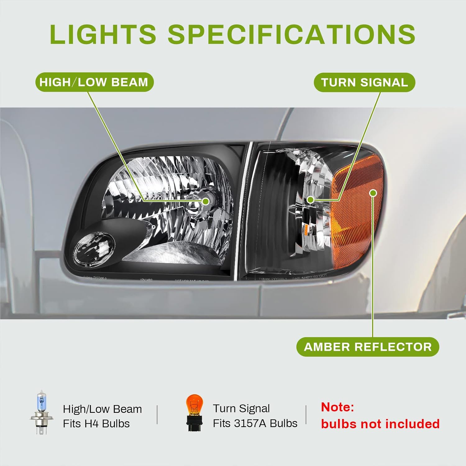 Bеѕt Dеаl AUTOSAVER88 Headlight Assembly Compatible with 2005-2006 Tundra Double/Crew Cab 2005-2007 Sequoia Black Housing Clear Lens(Not suitable for Regular Cab and Assess Cab)