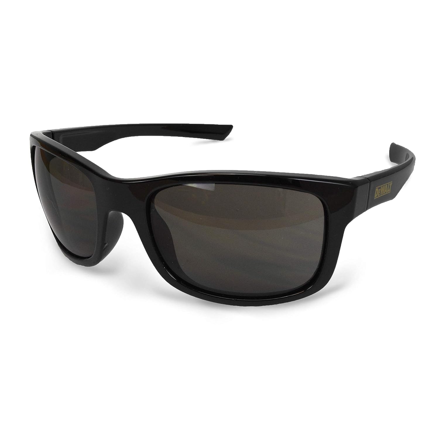 DEWALT DPG107-2D Supervisor™ Premium Safety Glasses – Black Full Frame – Smoke Lens – ANSI Z87.1 Impact Protection – 99.9% UV Protection – 1 Pair