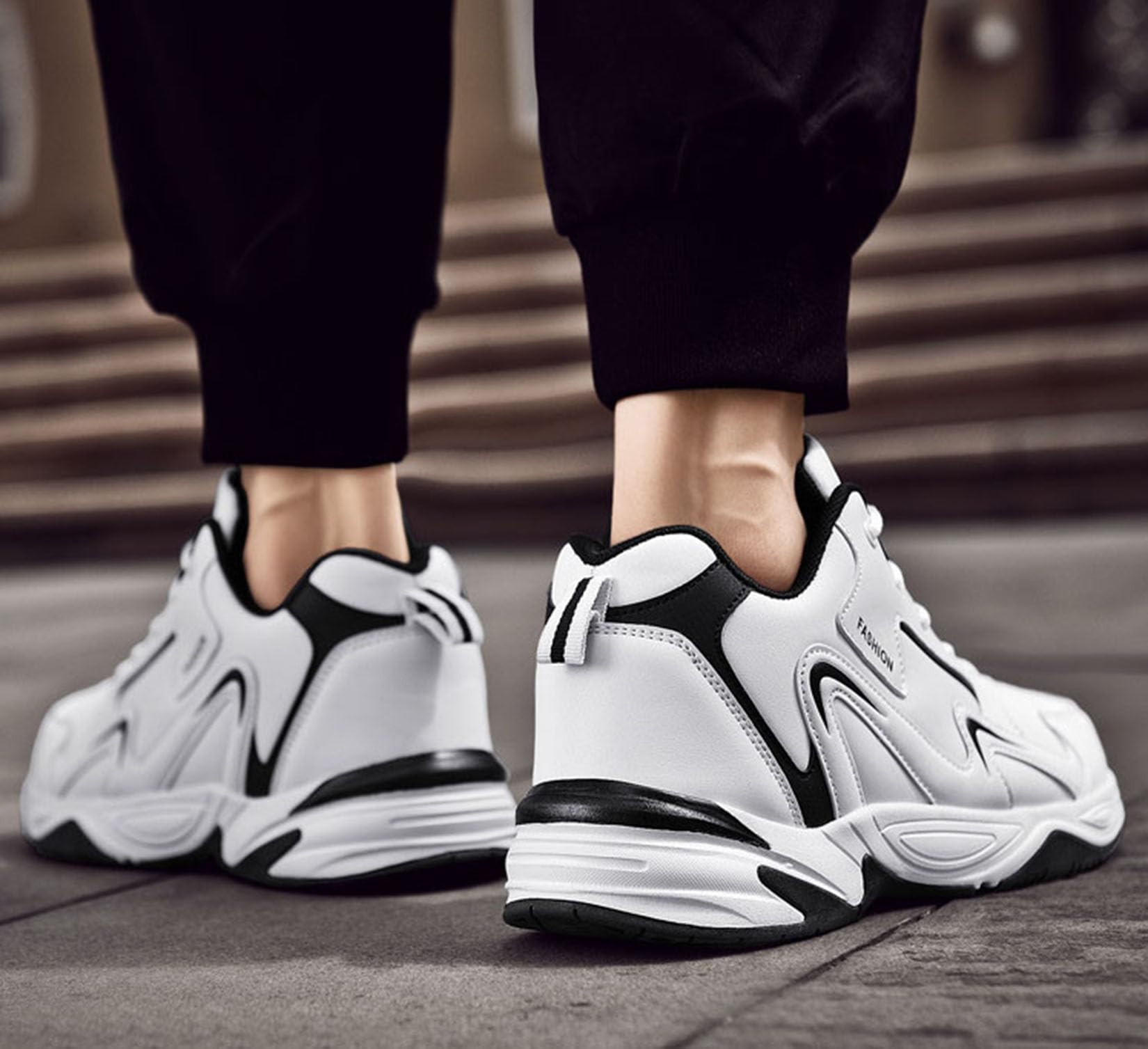 Buty Do Koszykówki Męskie Outdoor Koszykówki Modne Buty Do Biegania Buty Treningowe(45 EU, Q2)