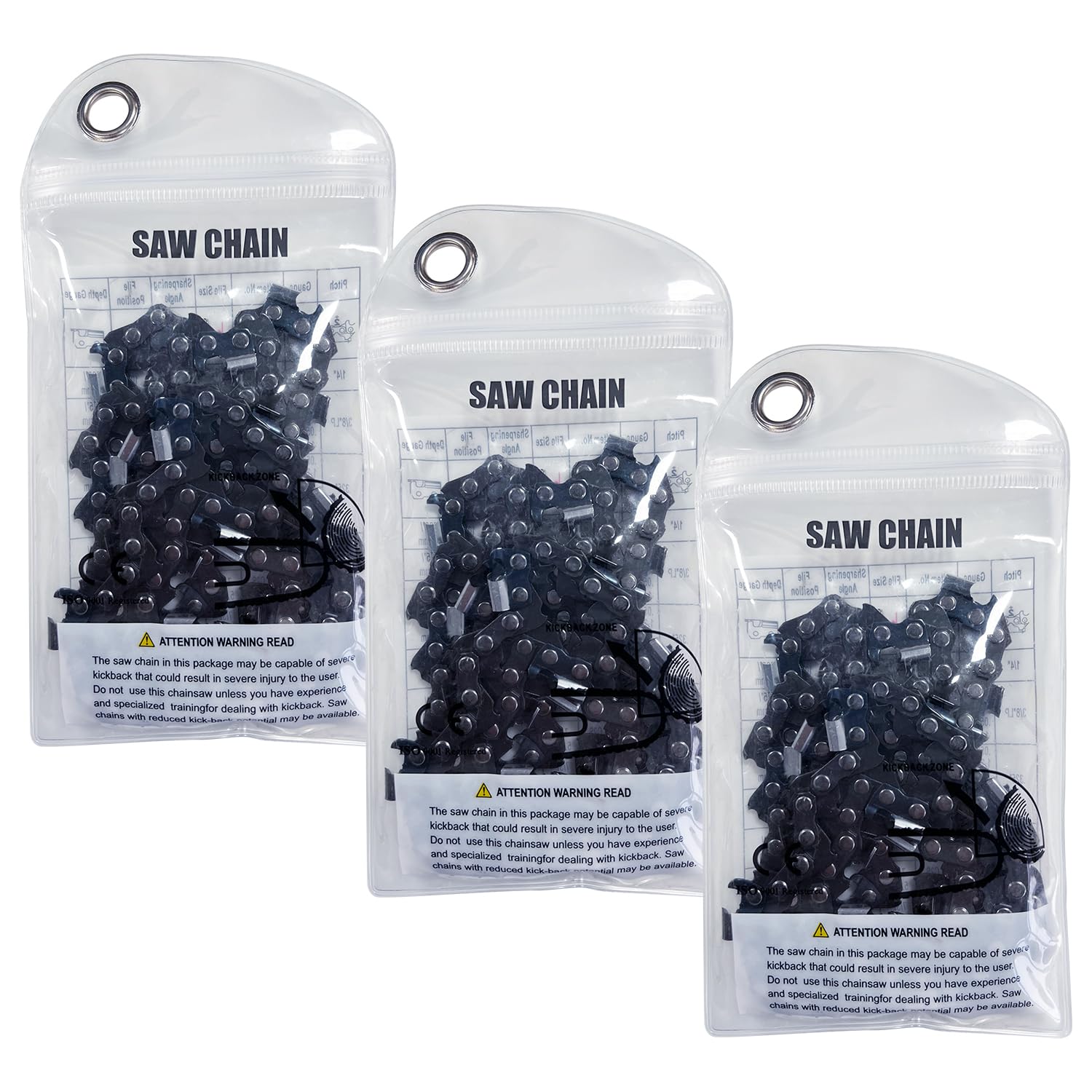 Amazon.com: SUNGATOR 3-Pack 20 Inch Chainsaw Chain SG-D72, 3