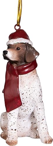 Vista 45 de Design Toscano - Figura de perro para decoración navideña.