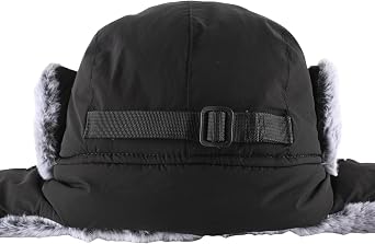 Connectyle Trapper Hat for Men Women Faux Fur Trooper Trapper Winter Hat with Ear Flaps Waterproof Ushanka Hunting Hats