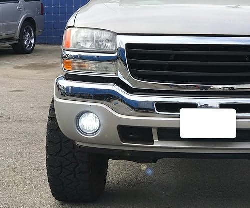 Miniatura 5 de iJDMTOY OEM-Spec - Conjunto de luces antiniebla de lente transparente con bombillas LED de xenón súper brillante de 15-SMD compatibles con GMC