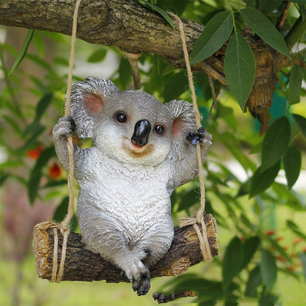Thedecorshed Koala Hanging Swing for Garden Tree Decor, Home Decor, Garden Decor, Gardening Accessories, Home Planters, Gifts,-image-35