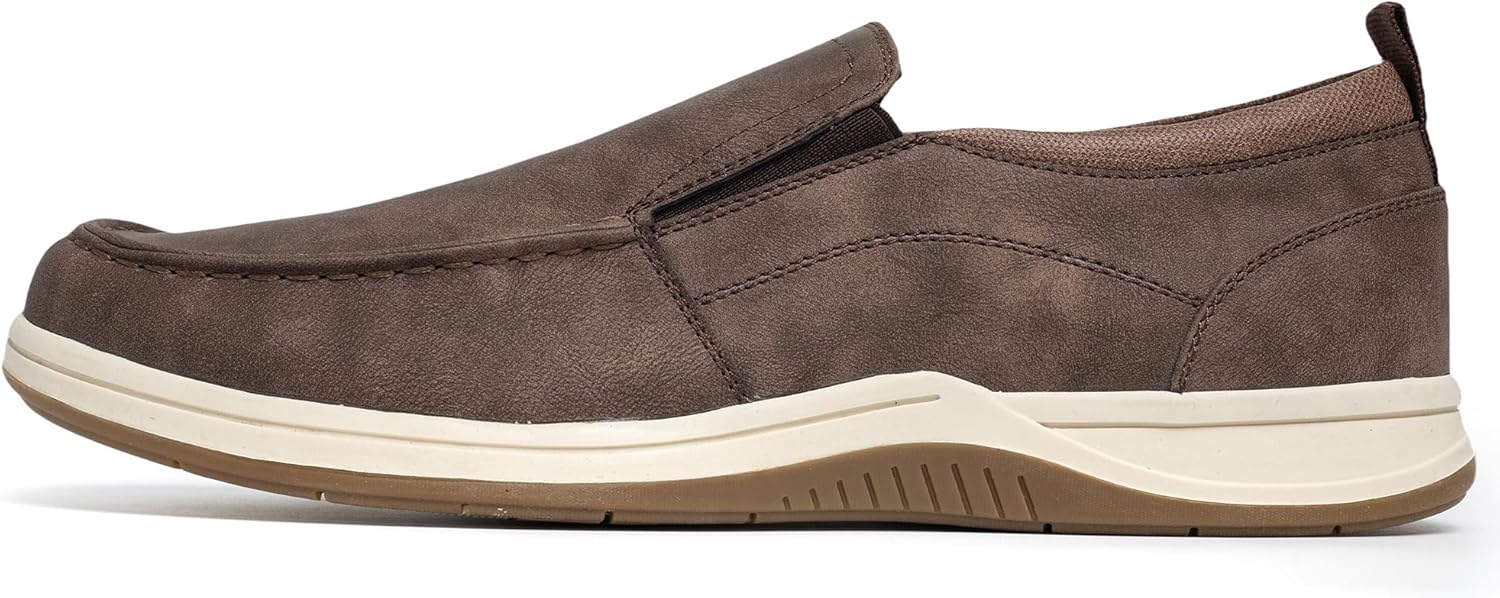 Men's Slip on Shoes, Casual Walking Loafers with Arch Support, Orthopedic Shoes Lightweight Non Slip Sneakers - Image 3