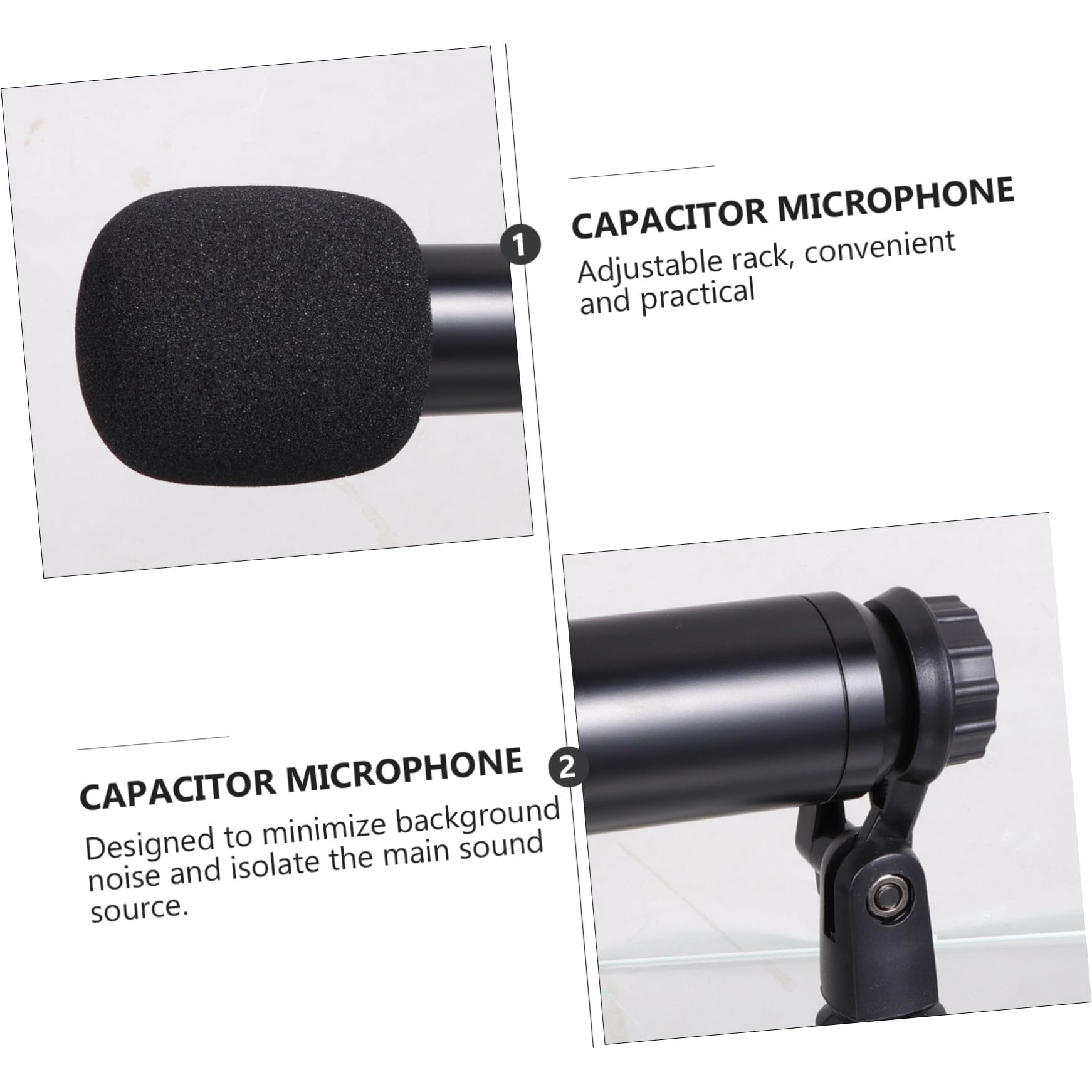 UPKOCH 1satz USB Kondensator Mikrofon Mit Mikrofon Stativ Für Pc Und Laptop Für Aufnahmen Karaoke Und Voice Chats Geräuschreduzierung Einfache Installation Teiliges