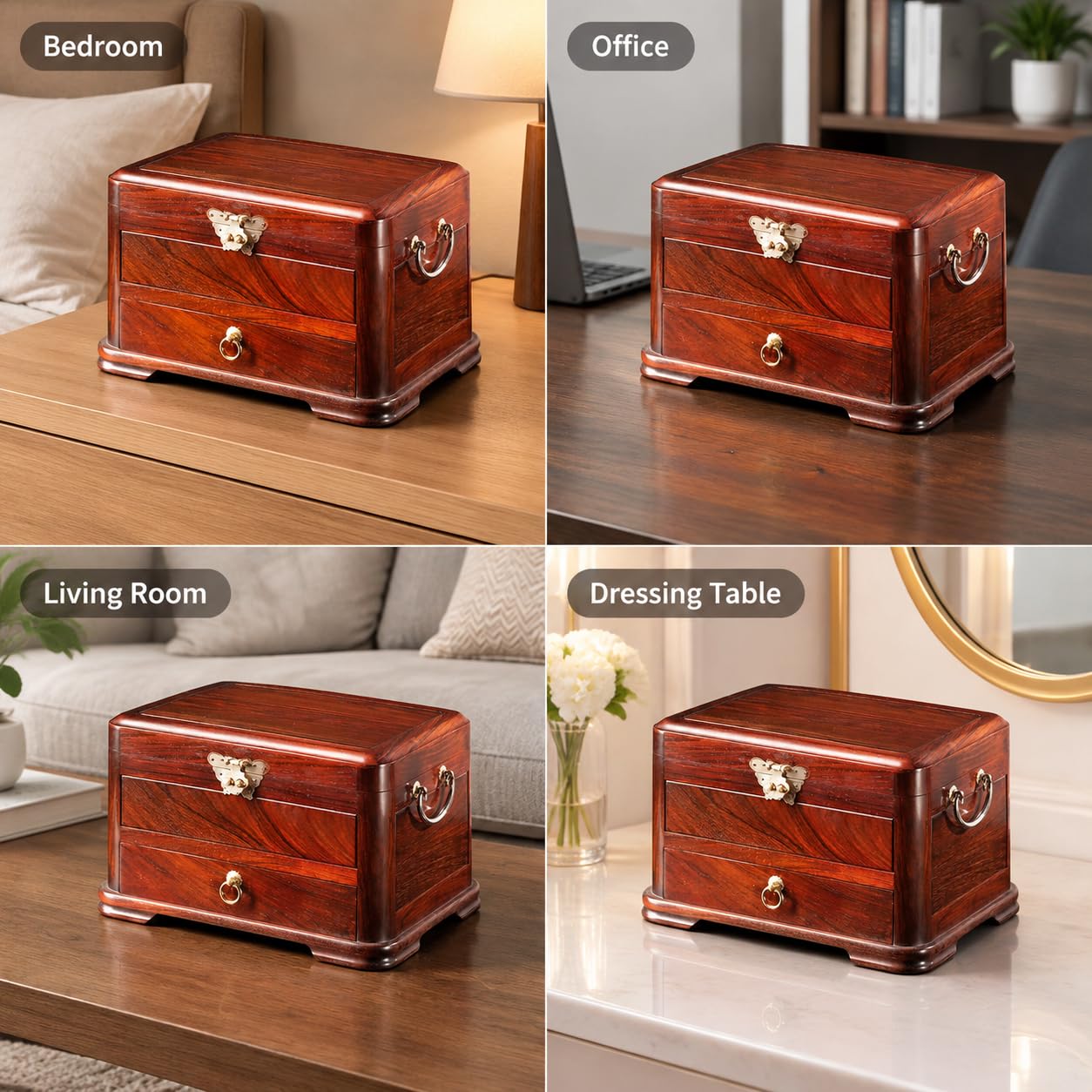 Joyero de Madera Diseño 'Armonía Eterna'