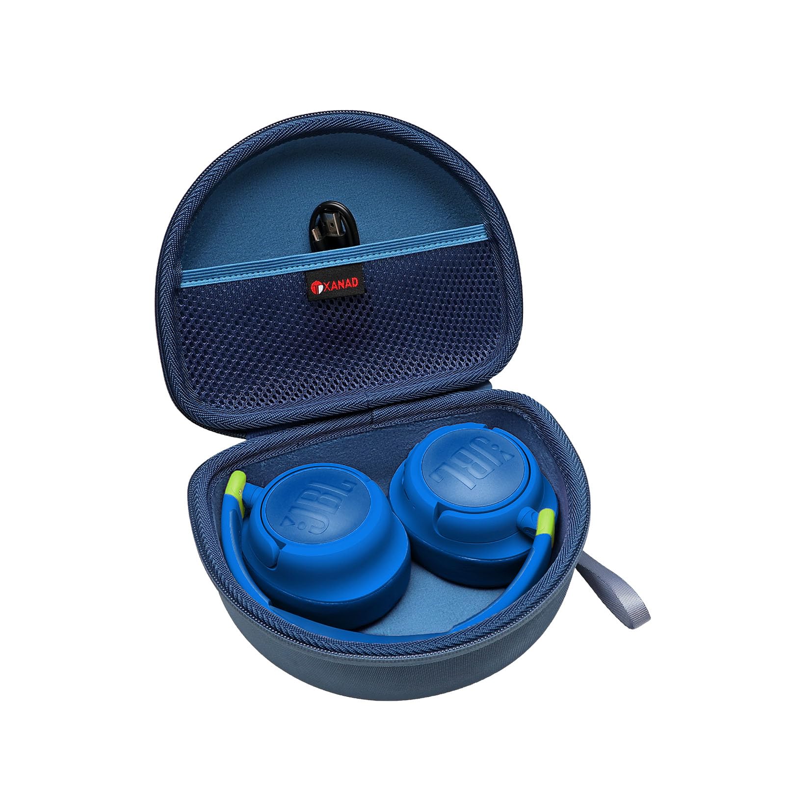 XANAD Hard Case for JBL Junior 470NC or JBL JR 470 NC/JR 460 NC/Junior JR 320BT Kids Headphone, Blue