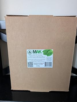 Mak Menthol Crystals 5 LB - Pure Organic 100% Natural - Menthol Crystals from Mint Crystal Mints Mentha Arvensis - in Resealable ziplock Bag for Long-Lasting Freshness