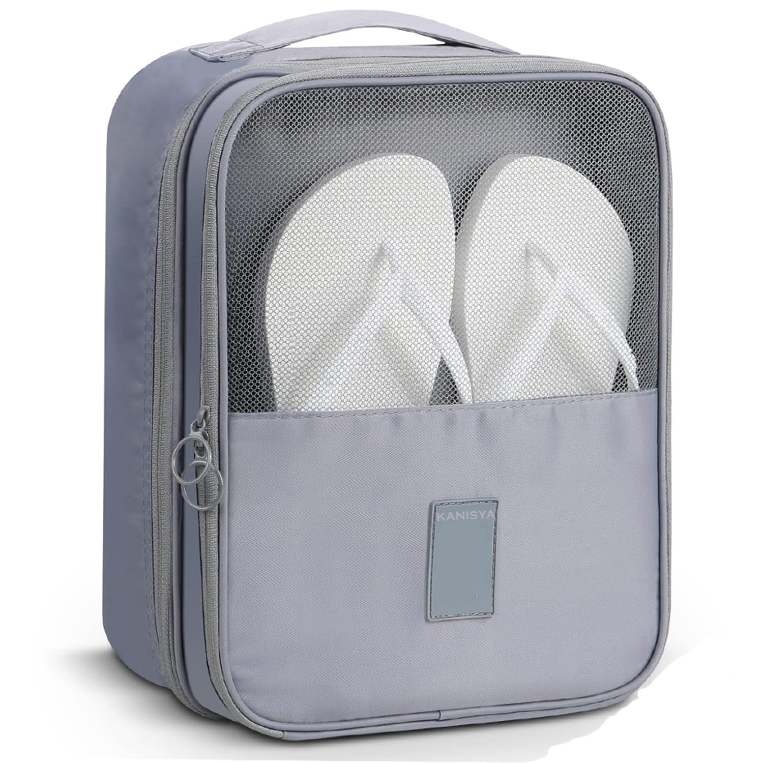 Travel Shoe Bag Multipurpose Shoe Storage Organizer | Waterproof Footwear Organiser Pouch for Men & Women | Durable Zippered Travel Shoe Case for Luggage, Gym & Daily Use (Pack of 1)-image-49