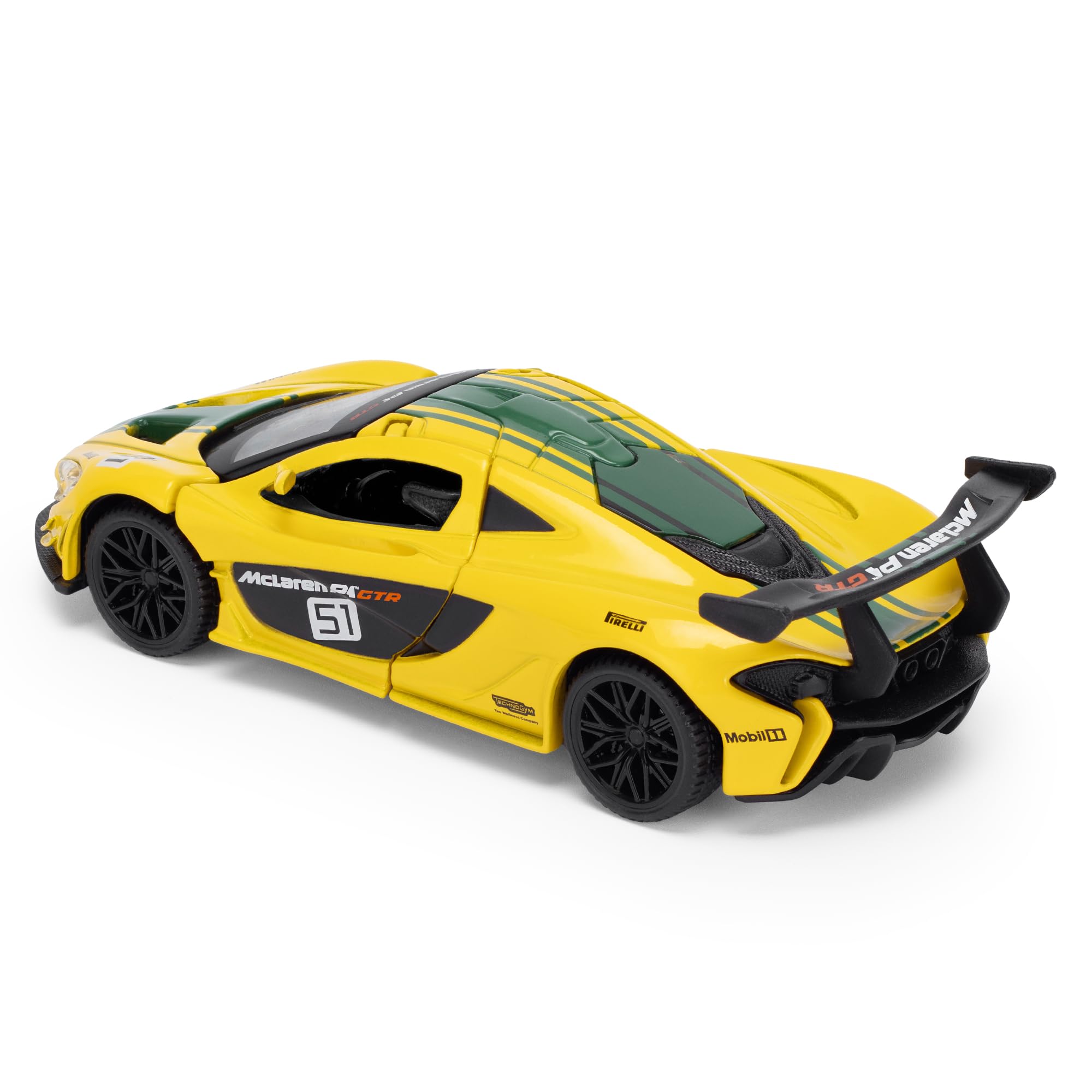 McLaren P1 1:43 Scale Die-Cast Model Car - Volcano Yellow, 10.9 centimeters - Image 2