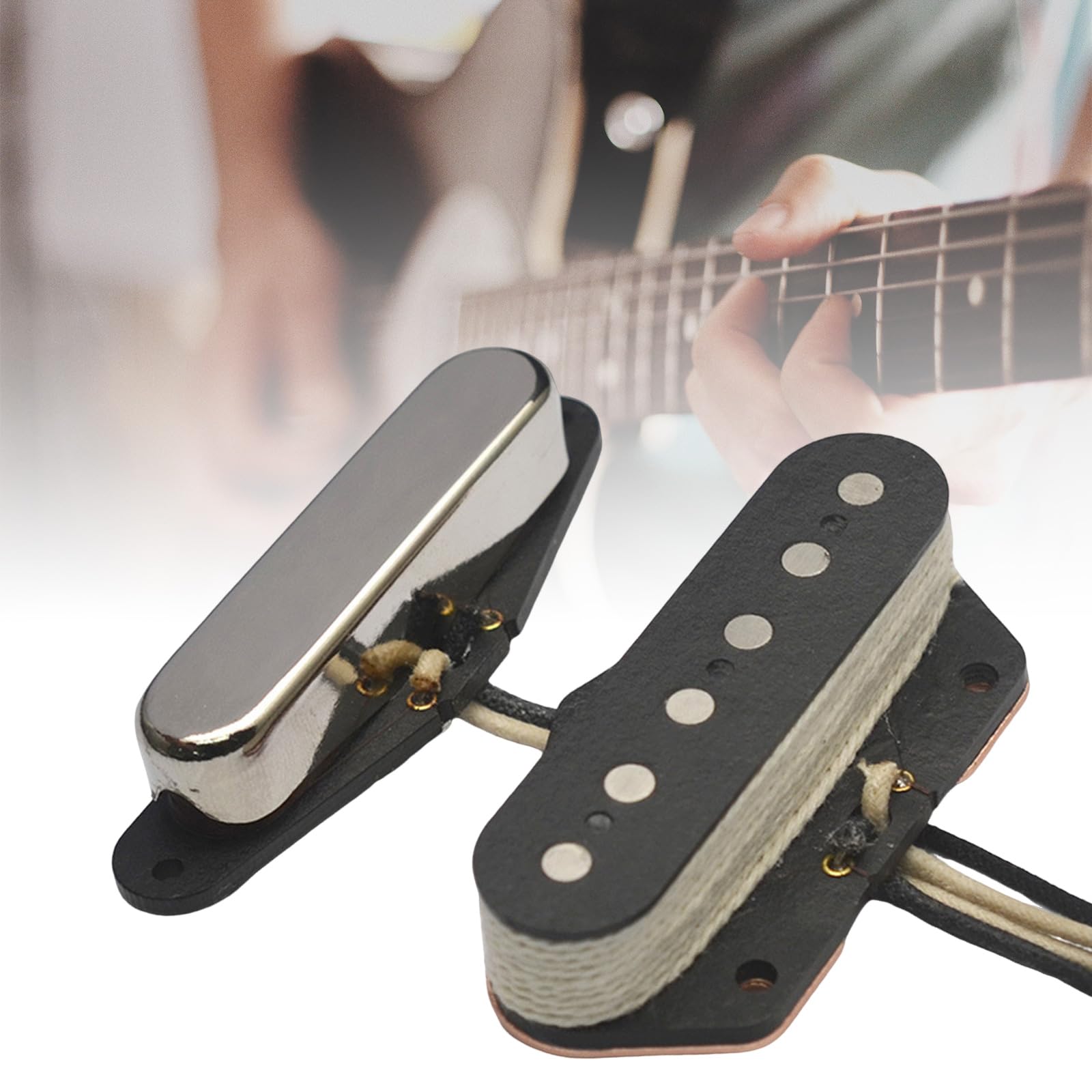 Uscita Alnico 5 Pickup Set Stili Suono caldo Pickup per chitarra Alnico 5 per principianti e musicisti professionisti Pickup per chitarra registrazione in studio