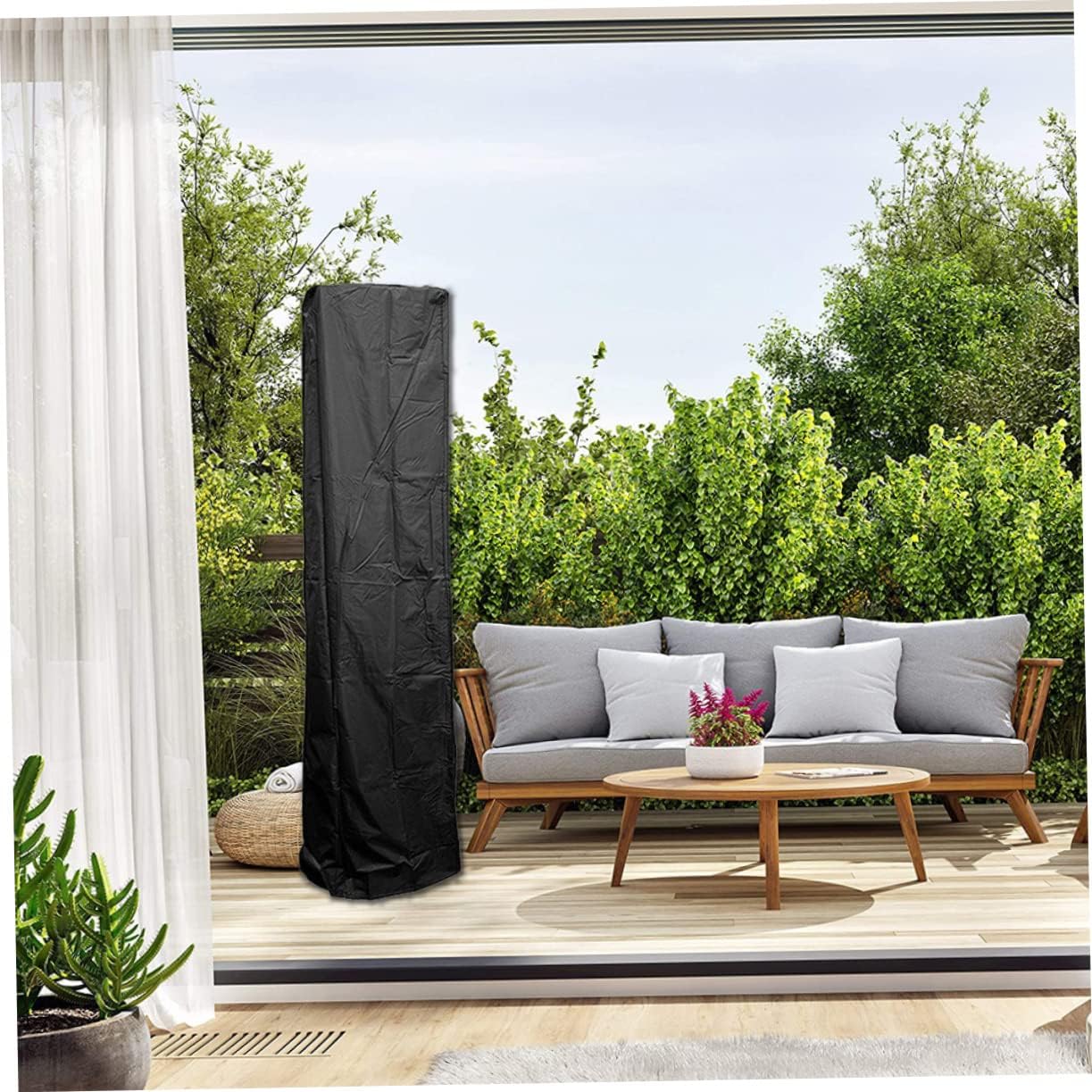 balacoo Outdoor Patio Heater Protector for Garden Heater Outdoor Cover Keeps Clean Prolongs Service Life