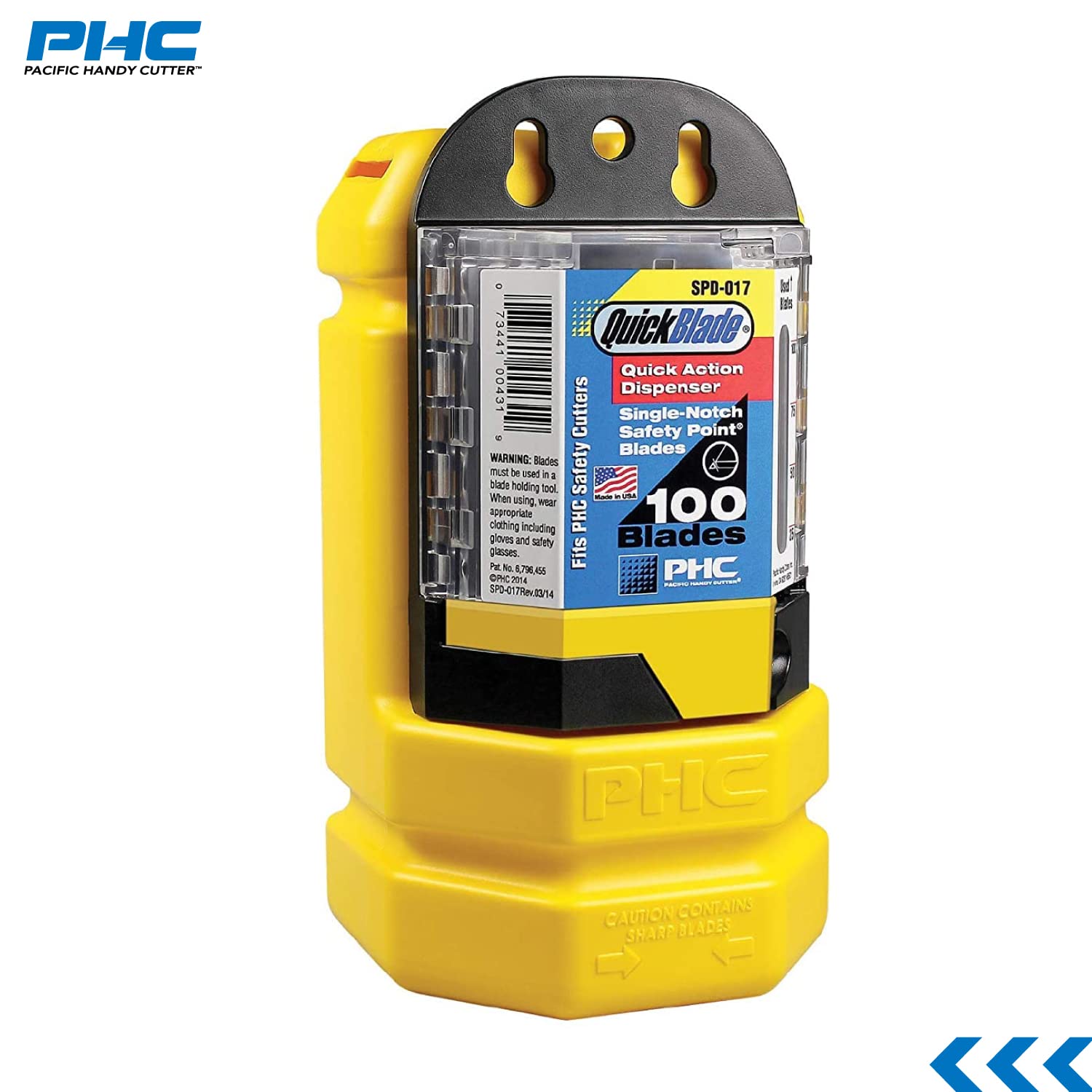 Pacific SPD017 Handy Cutter - Dispensador de cuchillas de seguridad