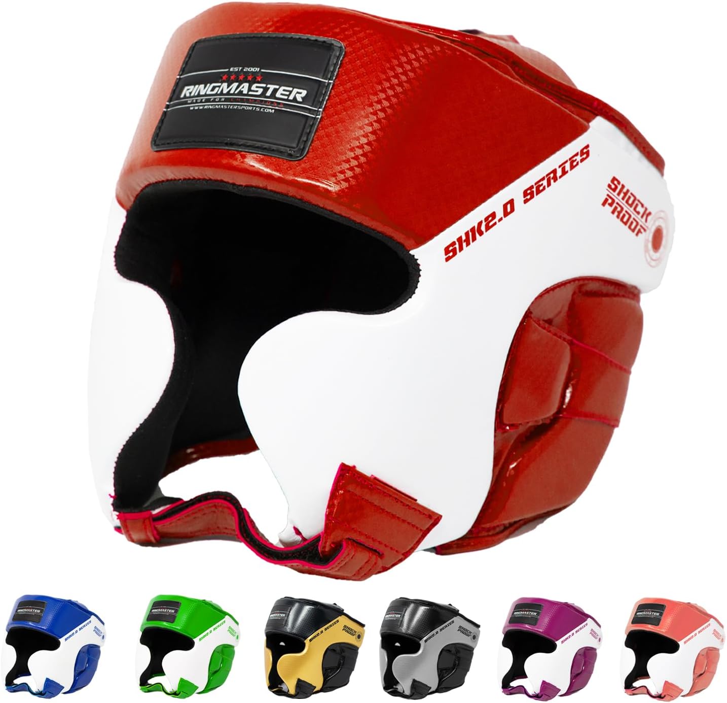 RingMaster Sports Kids Head Guard Boxing HeadGear Martial Arts Training Sparring MMA Kickboxing