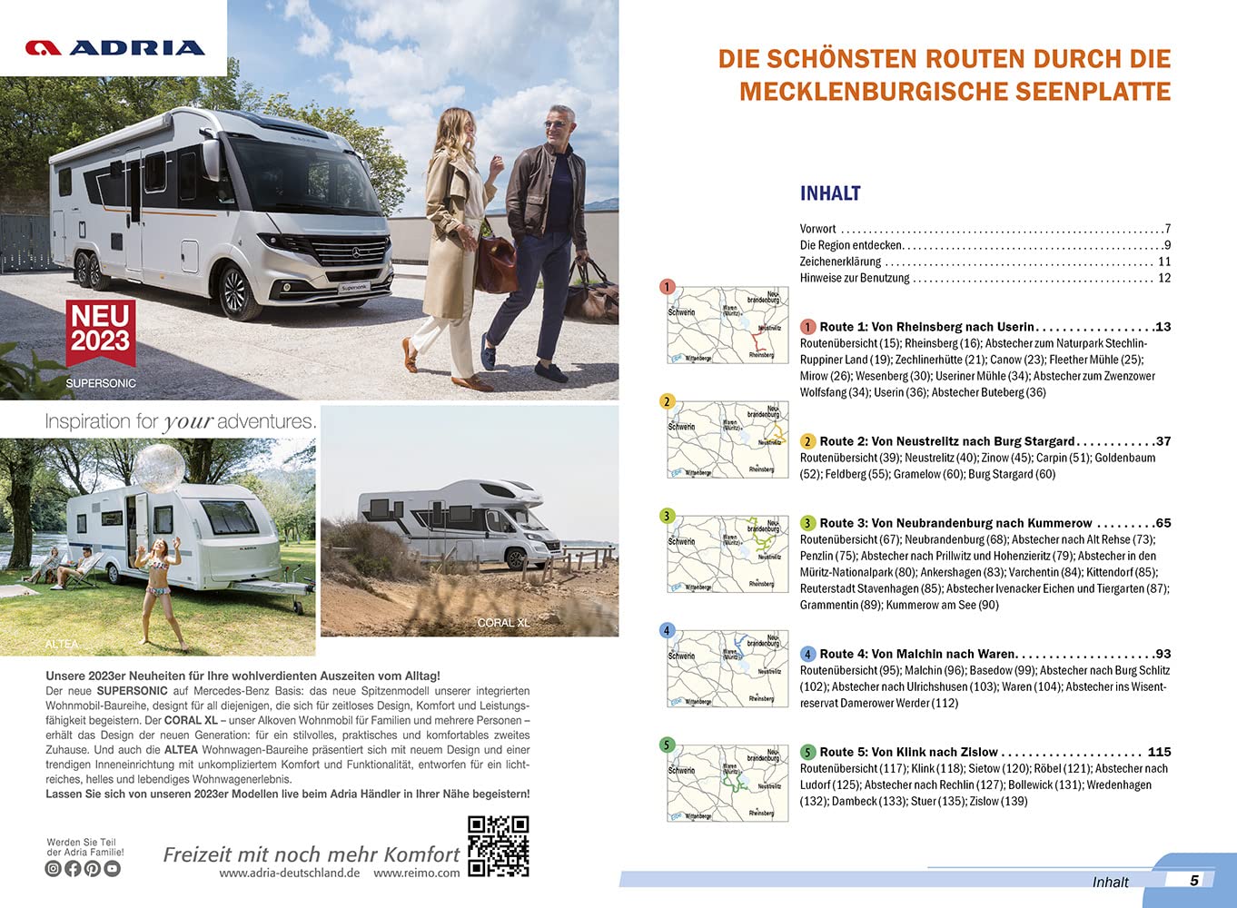 Reise Know-How Wohnmobil-Tourguide Mecklenburgische Seenplatte: Die schönsten Routen