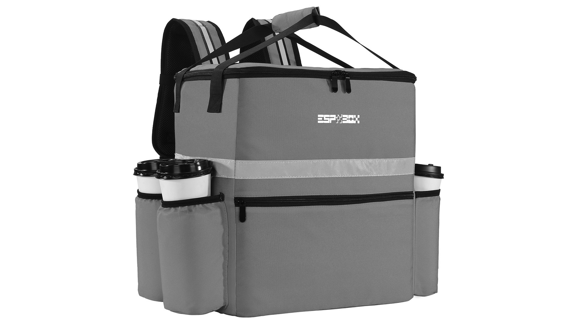 Amazon.com: ESPXBOX Food Delivery Backpack with 4 Cup Holder