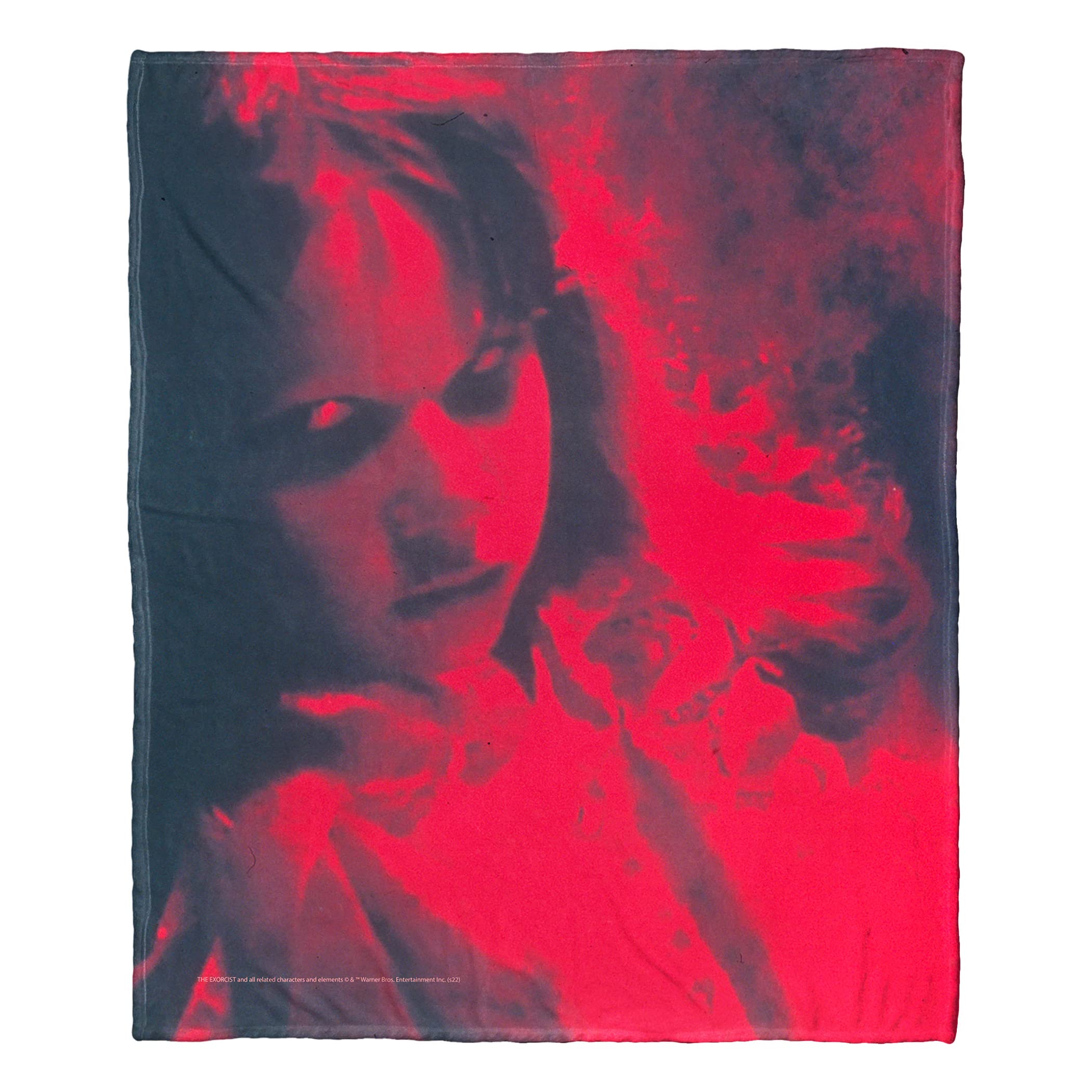 Couverture L'Exorciste plaid toucher soie idée cadeau original cinéphile
