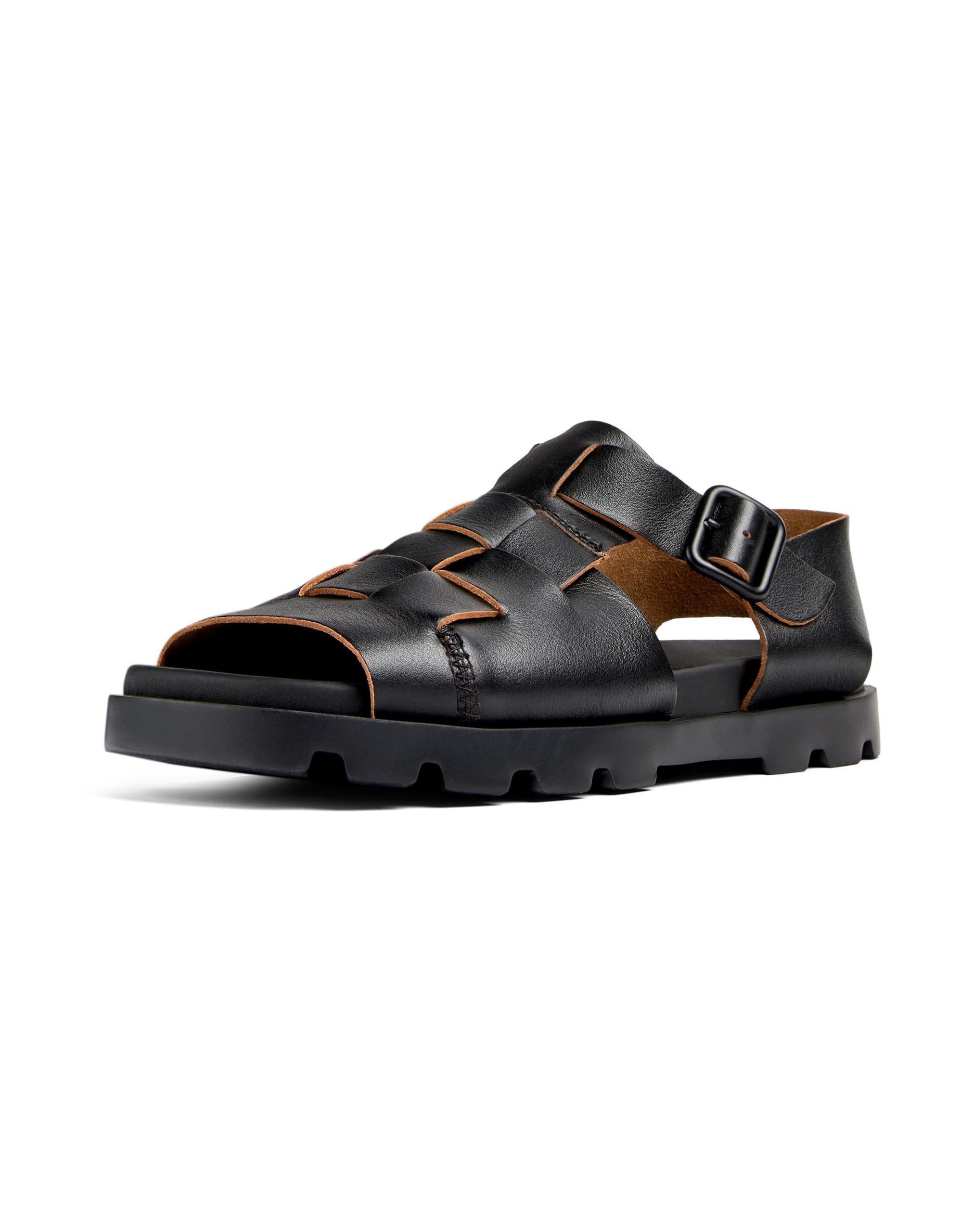 Camper K100778 Brutus, Men's Sandals, Black 006, 9.5 UK