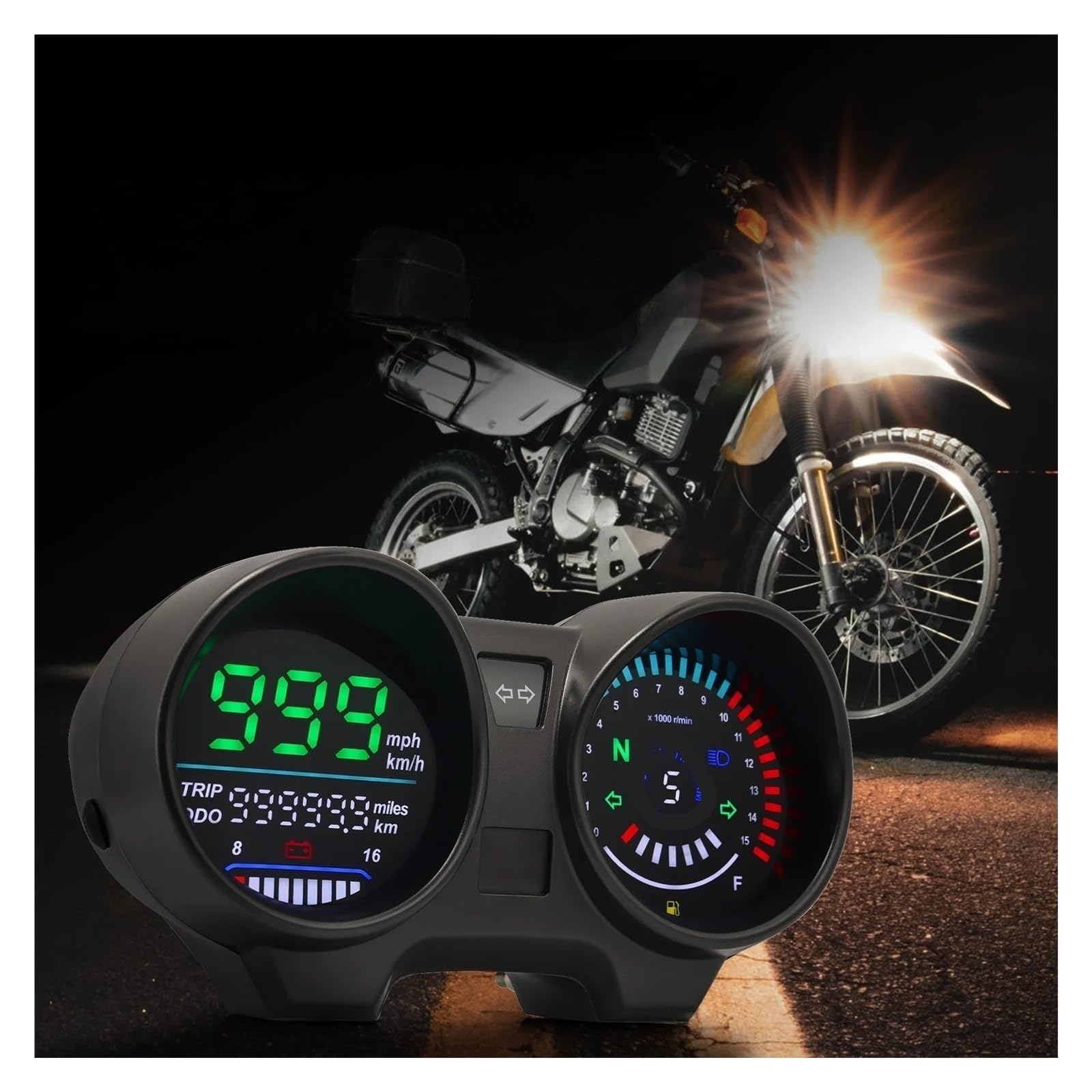 Contachilometri universale Tachimetro per moto per CG per Titan 150 2010 2012 pannello elettronico digitale contachilometri contagiri