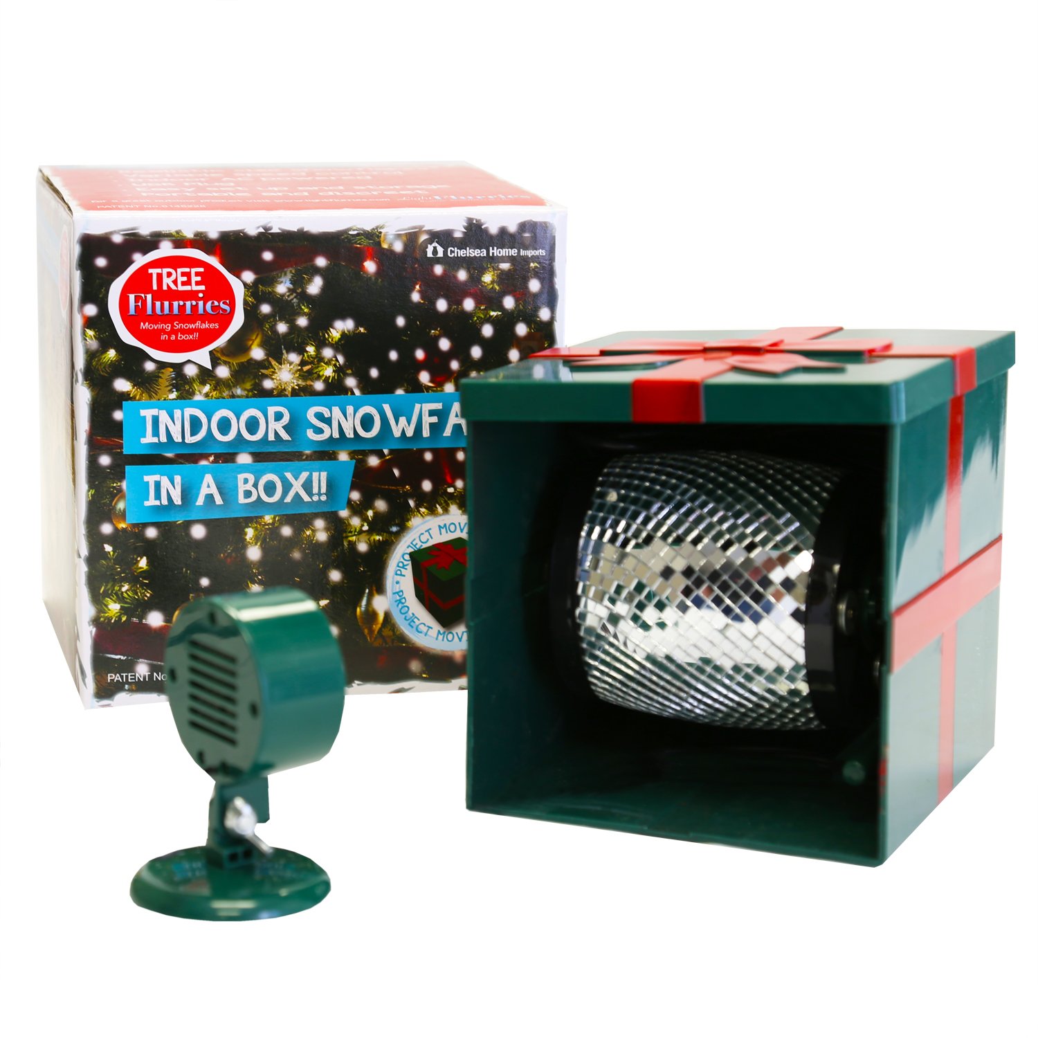 Magical White Falling Snow Christmas Tree Light Flurries System