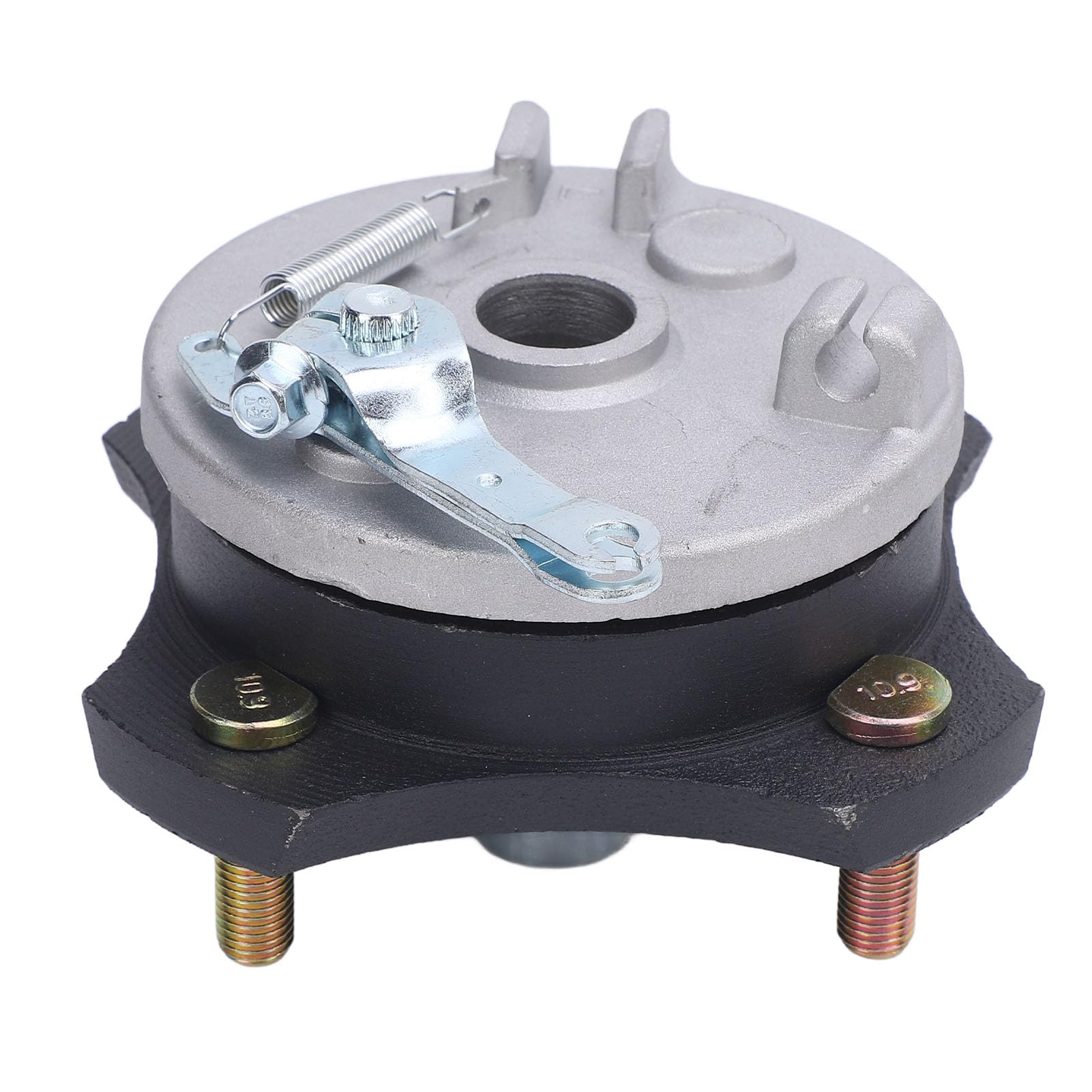 Jeffergarden Hub Bici Freno a Tamburo, Lega di Metallo Facile Installare di Batteria Freno a Bullone 4xm10 per 110 ATV GO Kart Utv