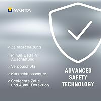VARTA Multi Charger+ 8 részes akkumulátor töltő AA AAA 9V elemekhez - Single, LCD Multi Charger+ 6
