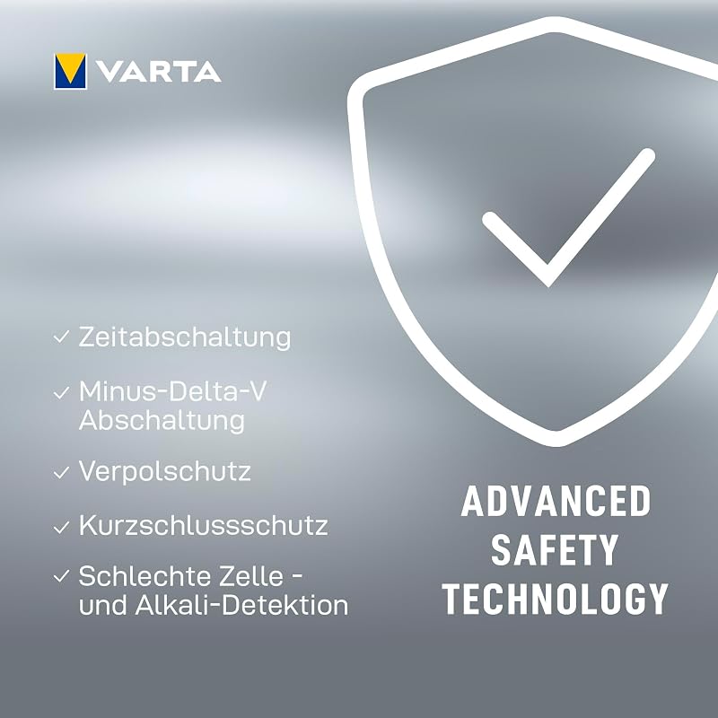 VARTA Multi Charger+ 8 részes akkumulátor töltő AA AAA 9V elemekhez - Single, LCD Multi Charger+