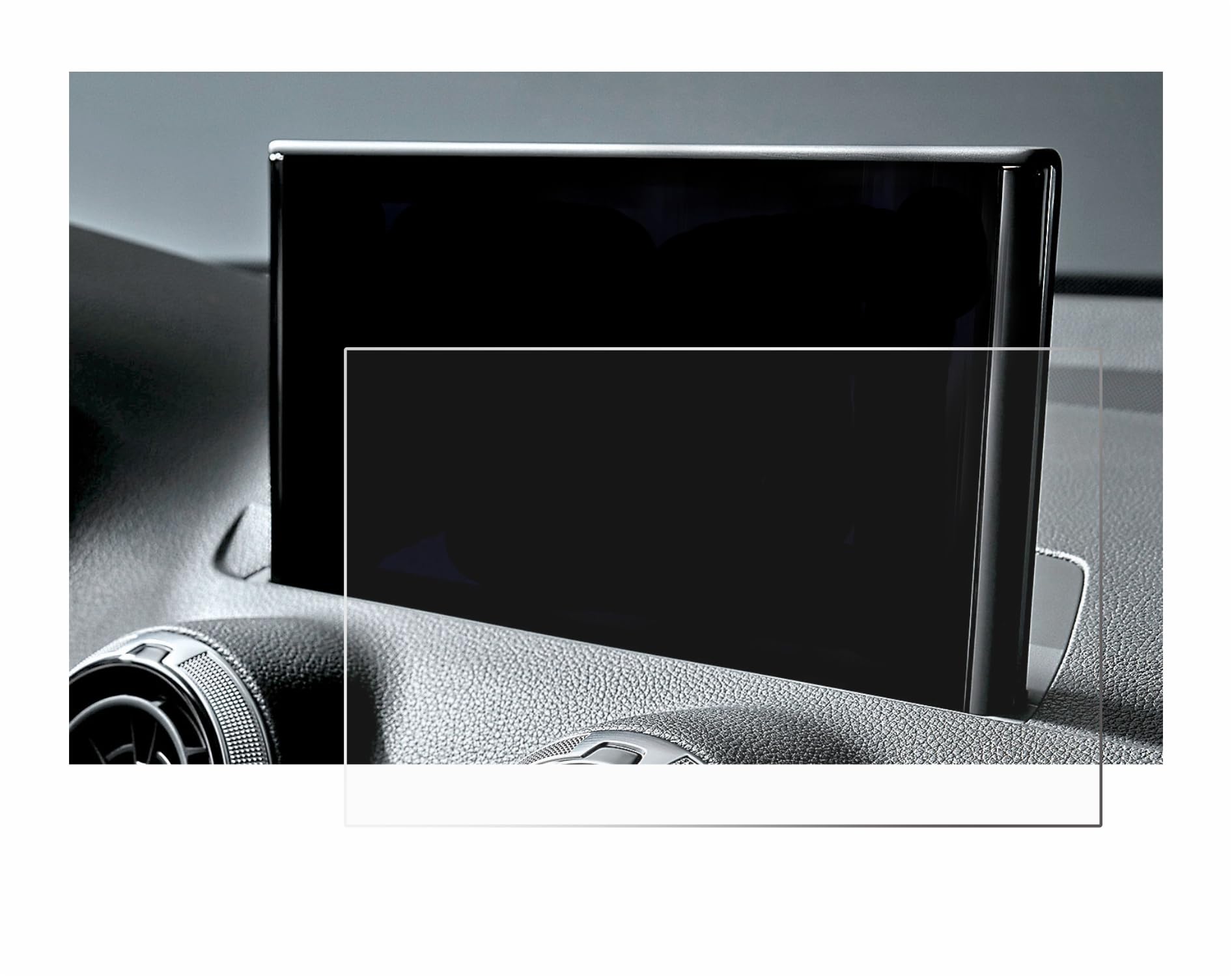 Upscreen Pellicola Protettiva Per Audi Q2 Facelift 2024 – Trasparente, Anti-Impronte E Facile Da Installare - 3