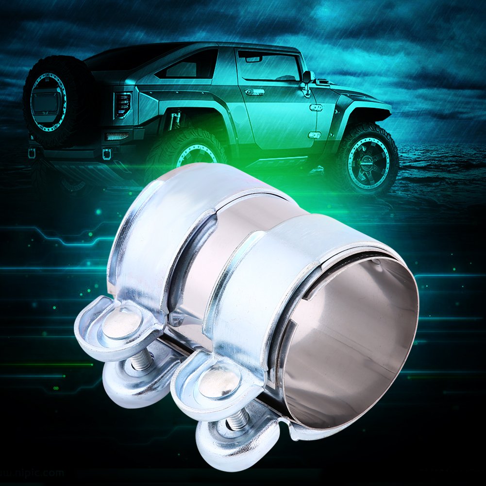 Zacisk do rury wydechowej aluminiowy turbo do samochodów osobowych