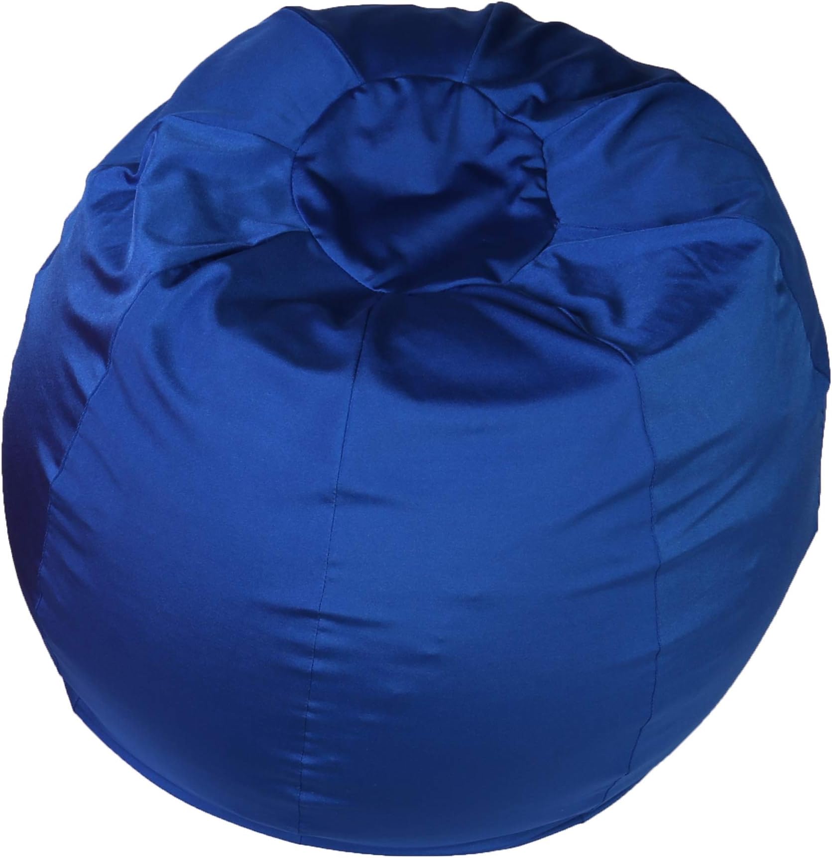 Fun and Function - Mushy Smushy Bean Bag Chair - Alternative Seating Options for Classrooms, Clinic & Home Use - Lightweight & Calming - Medium, 18 Inches - Blue