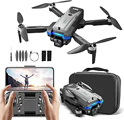 Drone Com Camera Drone Profissional 4K HD câmeras Fluxo óptico FPV Mini Controle Remoto DroneQuadricóptero Bolsa De Transporte GN-504 LS-S8S