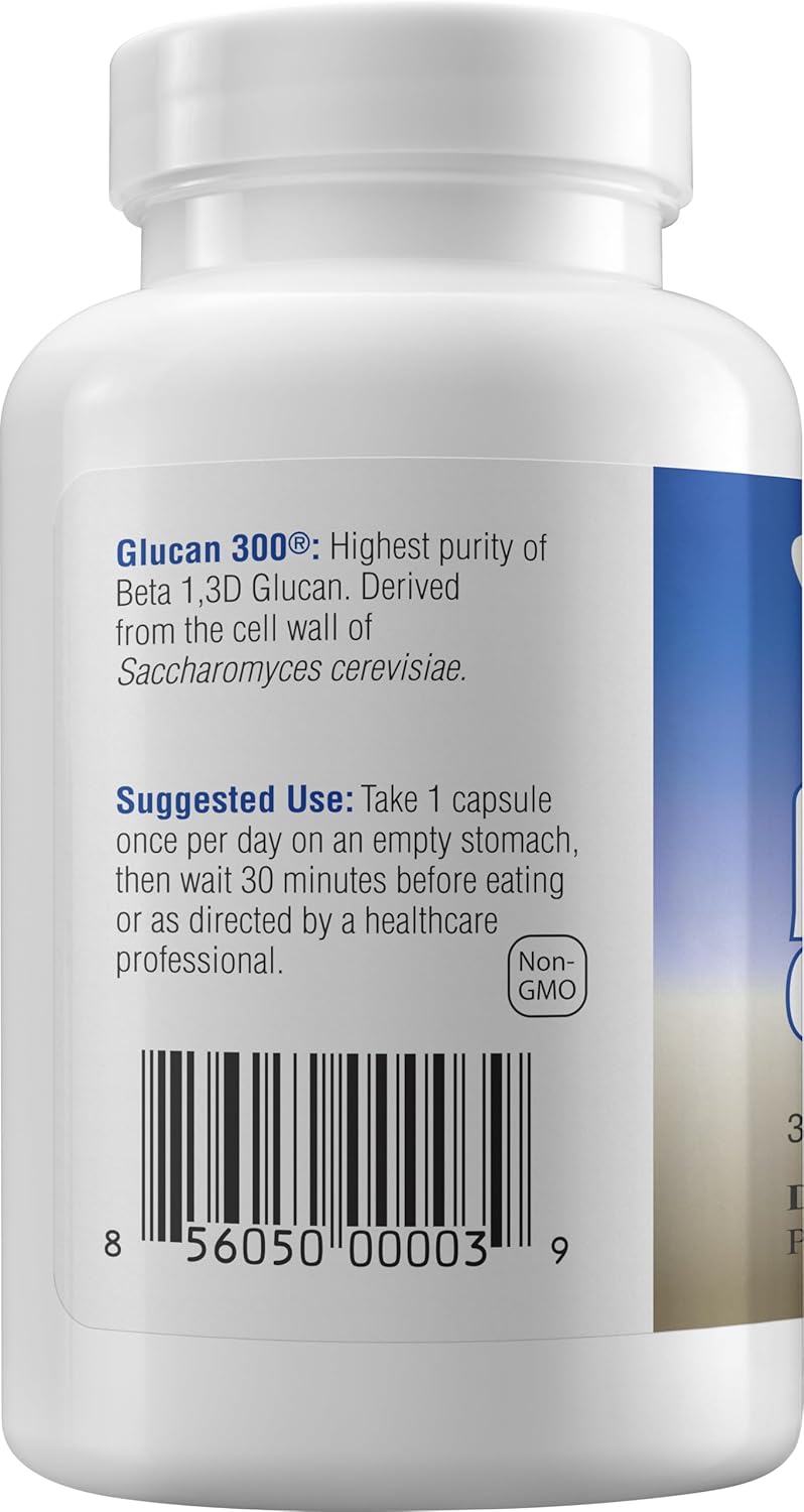 Transfer Point Immune Support Supplement Highly Purified Beta Glucan 500 mg per Capsule (b-glucan Fiber) (Pack of 1) - Image 3