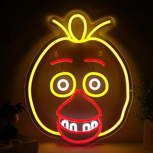 Miniatura 13 de Freddy - Letreros de neón para decoración de pared, luces LED de neón para dormitorio, cumpleaños, regalos de Navidad para niños, adaptador de Cinco