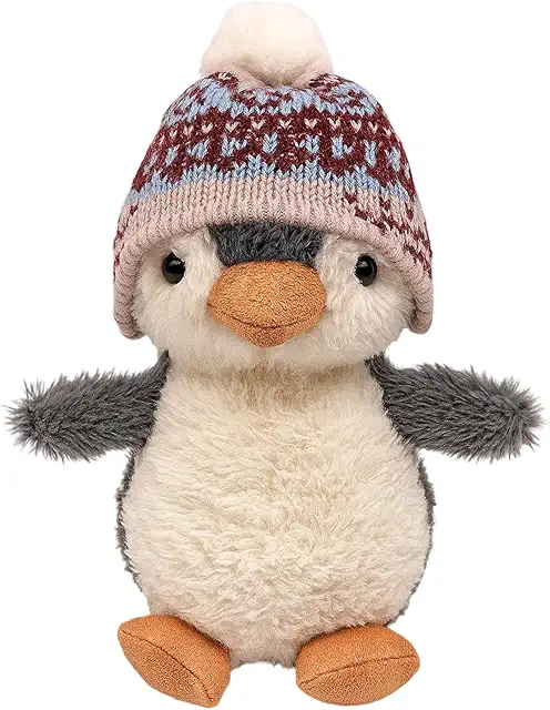Large Penguin Plush Toy with Hat - 69" Huggable Stuffed Animal for Kids & Collectors