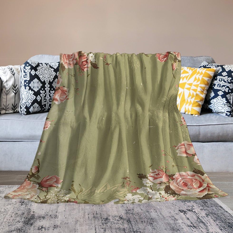 Couverture pelucheuse rose douceur vintage pour des moments uniques