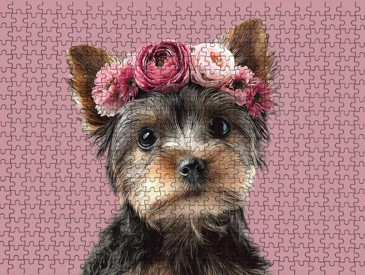 Fiori Cuccioli, 2000 Pezzi Puzzle Classici, per Adulti YHPGL6-436