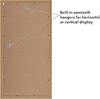 Vista 6 de Americanflat Marco de periódico de 11 x 22 pulgadas con plexiglás pulido, exhibición para artículos de medios variados, colección de firmas, marco