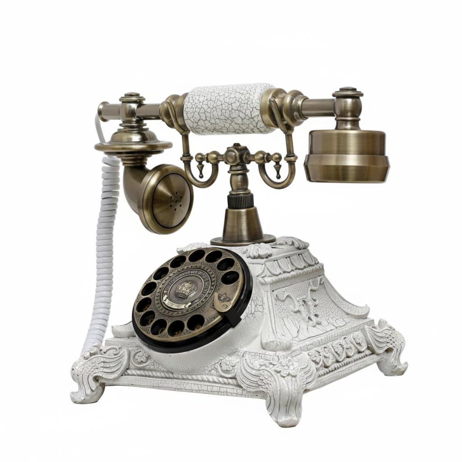 Antique Rotary Phone Adjustable Ringer Desk Phone, 117Cs | Vintage Home Telephones Electronics-picture-23
