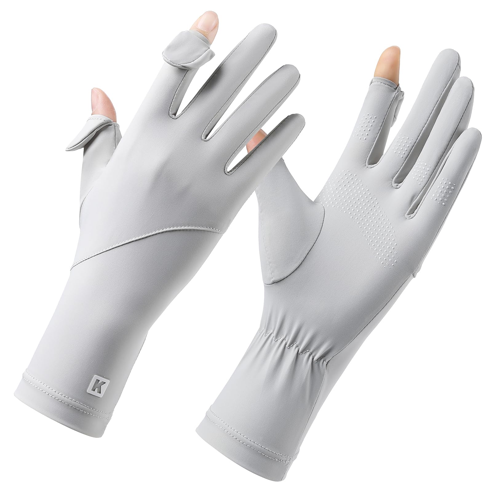 SUJAYU Ultra Thin Full Finger Uv Protection Gloves Women, Breathable Touchscreen Upf Driving Gloves Sun Protection